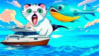 IT'S FLYING FISH! ► Cat Goes Fishing |14|