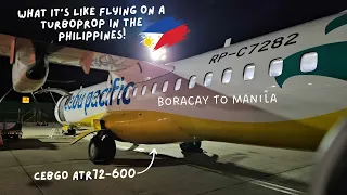 FLIGHT | Cebgo (Cebu Pacific) ATR72-600 RP-C7282 | Caticlan Boracay (MPH) - Manila (MNL)