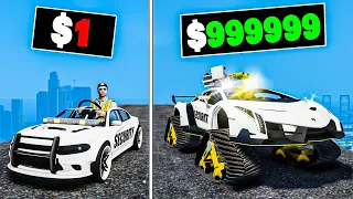 $1 to $1,000,000 Security Car in GTA 5