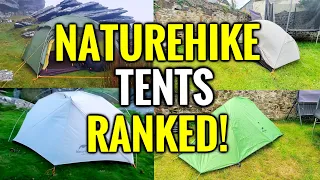 NATUREHIKE TENTS RANKED (Top 5 Ultralight Budget Backpacking Tents) Camping Gear Reviews 2021