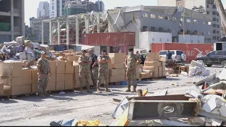 Beirut port blast: Lebanon's army to the rescue