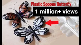 DIY Plastic spoon craft idea| Plastic spoon reuse idea Rajni's Art n Crafts