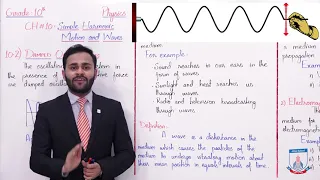 Class 10 - Physics - Chapter 10 - Lecture 2 - Damped Oscillations & Wave Motion - Allied Schools