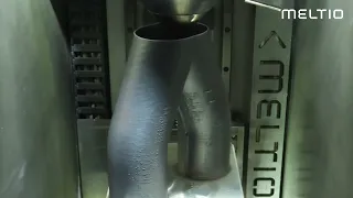 3D Printed Metal Y Pipe for the Automotive Industry - Meltio M450