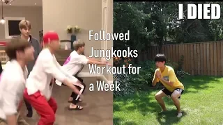 I tried Jungkook's workout routine for a week [surprising results!!!]