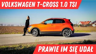 Volkswagen T-Cross 1.0 TSI DSG – TEST PL – prawie im się udał