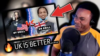 🔥🥶🇬🇧Clean Sweep For The UK | NY DRILL VS UK DRILL SONGS WITH THE SAME BEAT REACTION