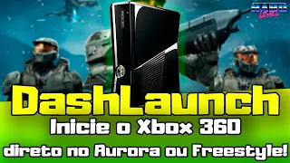 XBOX 360 RGH - Dashlaunch! Configure o Xbox para iniciar automaticamente com Aurora ou Freestyle e+!