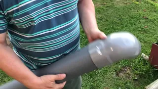 How to make a self feeder for dog with pvc pipe