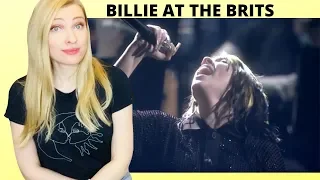 Vocal Coach/Musician Reacts: BILLIE EILISH No Time To Die Live At the Brits 2020