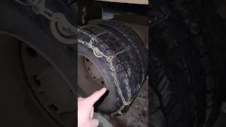 How to chain up a semi truck tire in under 5 minutes