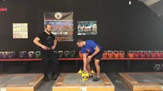 Hand Insertion for Long Cycle in Kettlebell Sport by Denis Vasilev and Mike Salemi