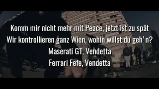RAF Camora - VENDETTA (Official HQ Lyrics) (Text)