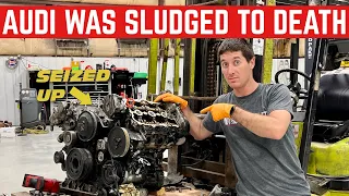 SLUDGED To Death: Tearing Down My SEIZED Audi 3.0T Engine