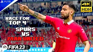 FIFA 23 - Spurs vs Manchester United - Premier League 22/23 Full Match PS5™ Gameplay | 4K HDR