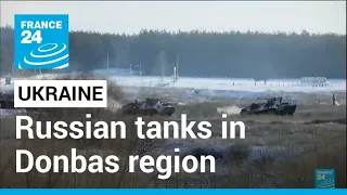 Satellite images 'show Russian tanks in Ukraine's Donbas region' • FRANCE 24 English