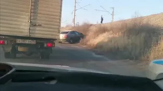 Два автомобиля столкнулись по дороге на Черновские в Чите