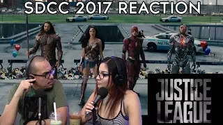 JUSTICE LEAGUE SDCC TRAILER REACTION 2017