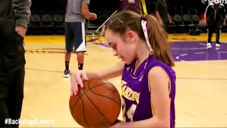 Make A Wish - Kobe Bryant Meets A Young Girl With Cerebral Palsy