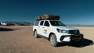 Driving in Namibia