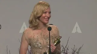 Cate Blanchett talks about winning Best Actress