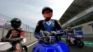 Onboard Yamaha R3 at Oschersleben