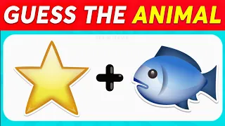Can You Guess The ANIMAL By Emoji? 🦈 🦢 Sea Animal Emoji Quiz