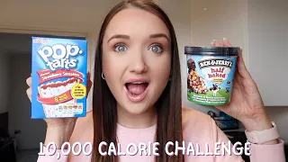 10,000 CALORIE CHALLENGE | GIRL VS FOOD | EASY?!