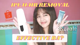 IPL Hair Removal at home | Shopee | Unboxing & 3 months update | Effective ba?