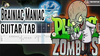 Brainiac Maniac (Dr.Zomboss Theme) - Plants vs Zombies Guitar Tab Tutorial
