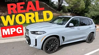 Fuel Efficiency Exposed: REAL WORLD MPG Test Of 2024 BMW X5 sDrive 40i