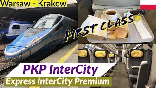 Poland's most modern train: Express InterCity Premium | Warsaw - Krakow | First Class