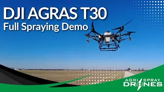 Agras T30 - Full Spraying Demo