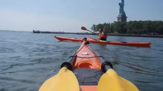 Checking in on Lady Liberty - kayaking to the Statue of Liberty in Upper Bay, NY