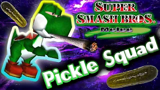 3 NOOBS VS 1 GOD GOES HORRIBLY WRONG!!! || Super Smash Bros Melee || Ft. Pickle Squad 🥒