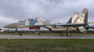 Sukhoi Su-27 Aircraft Move at National Museum of the USAF