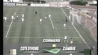 1994 March 31 Zambia 1 Ivory Coast 0 African Nations Cup