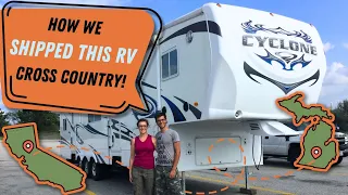 Move Your RV Without Lifting a Finger! - Our Experience Shipping RVs