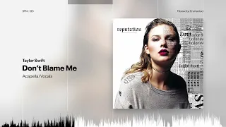Taylor Swift - Don't Blame Me (Filtered Acapella/Vocals)