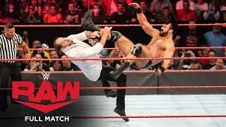 FULL MATCH - Drew McIntyre vs. Baron Corbin: Raw, Aug. 9, 2021