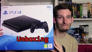 Unboxing Sony Playstation 4 Slim Konsole - Deutsch