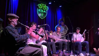 Tuba Skinny, playing at DBA, Frenchman Street, New Orleans, during the 2023 French Quarter Festival.