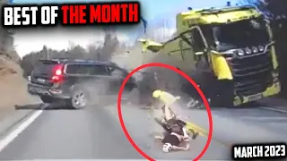 BEST OF THE MONTH | Car Crashes Compilation | Idiots In Cars MARCH 2023