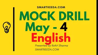 Mock Drill 4 of May in English SBI PO | IBPS PO | Clerk Main | CLAT | NRA CET | SSC | Bank GK.