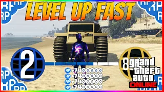 *SOLO* THE FASTEST WAY TO LEVEL UP IN GTA 5 ONLINE (LEVEL FROM 1-100) RP METHOD