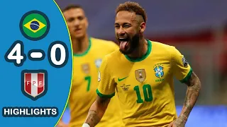 COPA AMERICA Brazil vs Peru 4-0 Extended Highlights & All Goals