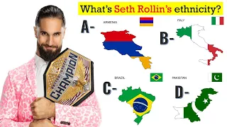 WWE QUIZ -  Can You Guess WWE Wrestlers Ethnicity / Race? [Where They Are Originally From]