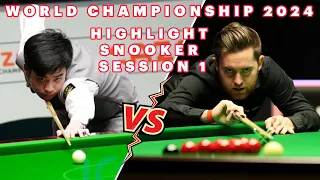 SNOOKER HIGHLGHT JAK JONES VS SI JIAHUI WORLD CHAMPIONSHIP SNOOKER 2024 SESSION 1