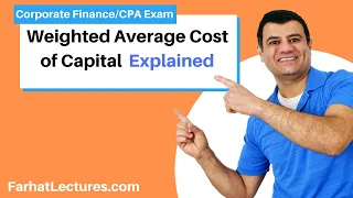 Weighted Average Cost of Capital |  CPA Exam BEC | Corporate Finance Course