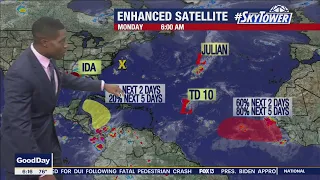 Tropical Storm Ida update & tropical weather forecast: Monday morning, August 30